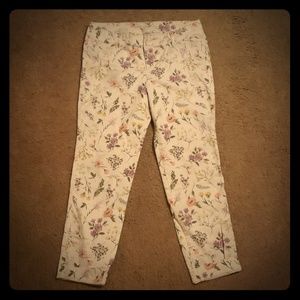 Multi floral Old Navy Pixie Chino Pant